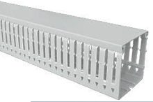 Кабельный канал перфорированный с крышкой (4мм) 120x60мм, серый цвет, 1 м | код CWD1260-4 | CETINKAYA PANO