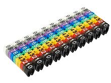 Маркер наборный - символ 1 коричневый 4 мм2 HLT | код 084-08-132| HLT