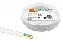 Провод ПУГСП (ПУГНП) 3х1.5 (бухта 20м) белый Народный ТРТС | код SQ0126-0222 | РЭМЗ ТМ