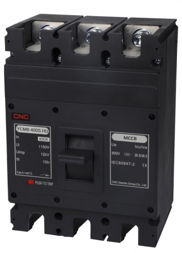 Выключатель в литом корпусе YCM8HU 320S 3P 250A 10kA | код B051184 | CNC