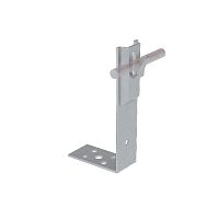 Держатель зажимной угловой UDZ-H150-D5-8 HD для прутка d5-8мм H=150мм сталь гор. оцинк. КМ MA0148