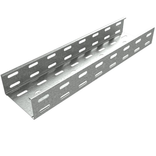 Лоток листовой перфорированный 100х100 L2000 сталь 1.5мм "СТАНДАРТ" LPE100-100-1.5-2000 HD | Код. LO5824 | КМ-Профиль