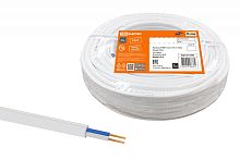 Провод ПГВВП 2х2.5 ГОСТ (бухта 20м) белый | код SQ0127-0403 | РЭМЗ ТМ