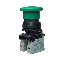 Выключатель Briswik КЕ 191/4м зеленый 1но+0нз Гриб IP66 УХЛ2 10А | код aZ-HB-6Ai-0311 | Briswik