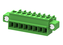MC-RA3.5H14C-K Разъём гнездовой MC, шаг 3.5мм,14 конт. с винт.,зел., шт | код MC-RA3.5H14C-K | SUPU