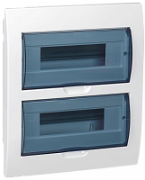 Бокс ЩРВ-П-24 мод. встр. пластик IP41 IEK | код MKP12-V-24-40-10-U | IEK