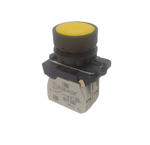 Выключатель Briswik КМЕ 4730м желтый IP66 УХЛ3 10А 3но+0нз | код aB-DB-6Ai-0431 | Briswik