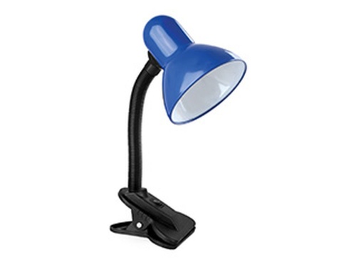 Светильник KD-320 настол. прищепка 230В 60Вт ЛОН E27 син. Camelion 9219