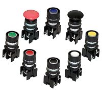 Выкл. кнопочный ВК 43-21-10110-54 УХЛ2, Красный | код 180101100ВК000000000 | КЗЭ (Кашинский завод электроаппаратуры)