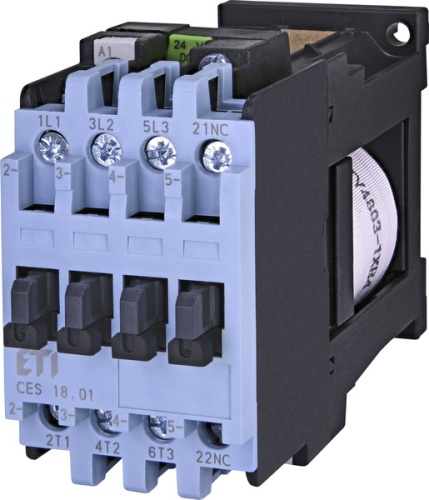 Контактор CES 18.01 (7,5 kW) 24V DC | код 004646540 | ETI
