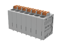 MC-TC5.0V05P-N-GY Клемма МС, пруж. зажим, шаг 5.0мм, 5 конт., сер., шт | код MC-TC5.0V05P-N-GY | SUPU