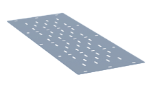 Вставка донная основание 200 мм (толщина 1 мм) EKF | код vd200-1 | EKF