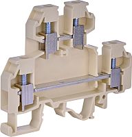 Клемма винтовая двухуровневая VS 4 NA (4 mm2_бежевая) | код 003901277 | ETI
