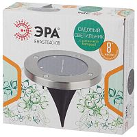 Светильник садовый ERAST040-08 13см солнечная батарея сталь пластик ЭРА Б0038502