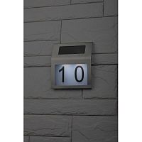 Номер дома ERAFS048-09 2LED с подсветкой солнечная батарея ЭРА Б0044249