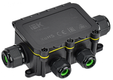Коробка распред. герметичная WTP-405 6 вводов IP68 IEK | код UWB10-X-450-41-06-68 | IEK