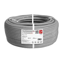 Труба гофрированная ПВХ легкая d40 KM-FRTGPVC-40 с протяжкой самозатух. (уп.15м) КМ LO63886