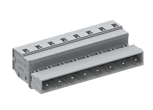 475415/030 Вилка каб., MCS, с монтаж.лапками, горизонт.,шаг 7.5мм, 15 конт., сер., шт | код 475415/030 | SUPU