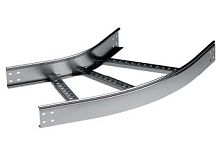 Угол горизонтальный 45 градусов 100x400, R900, в комплекте с крепежными элементами и соединительными пластинами, необходимыми для мо | код LIC0194K | DKC