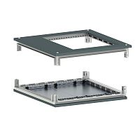 Крыша с фланцем и основание для 19 IT-CQE 600x600, RAL7011 | код R5RKTB66FIT | DKC