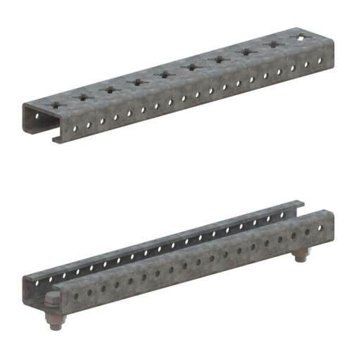 Комплект реек для установки главной шинной системы, 2000мм | код 307619 | КЭАЗ