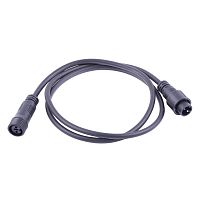 Удлинитель для гирлянд UCX-F90 E/1M/BK серии F90PRO 1м статика/мерцание IP67 черн. Uniel UL-00013223