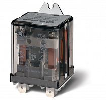 Силовое электромеханическое реле, монтаж в наконечники Faston 250 (6.3х0.8мм), 3NO 16A, контакты AgCdO (зазор ? 3мм), катушка 24В DC, степень защиты RTI, монтажный фланец, опции: нет, упаковка 1шт. | код 628390240300PAS | FINDER