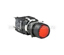 Кнопка круглая без фиксации, красная (1НО), D100YDK | код D100YDK | EMAS