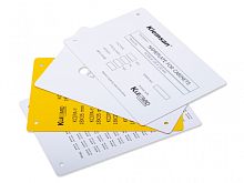 808 809, KCIPA-Y 12.5X27, Маркировка для электрощитов и компонентов, Жесткий самоклеющийся ПВХ, 12.5Х27, Серебристый, Размер карты 116x165 мм | код 0.0.0.8.08809 | KLEMSAN