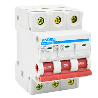 Выключатель нагрузки AHL30-125 3P 20A (ANDELI) | код ADL04-011 | ANDELI