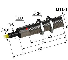 Выключатель бесконтактный PS2-18M90-5B84-Z (ВБ2.18М.90.5.8.4.Z) МЕГА-К A8010-80087064