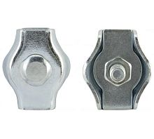 Зажим стальной 8мм Simplex для троса оцинкованный | код 18795 | Партнер