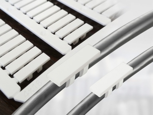 KE1-NS 4x12 (301-310) Маркировка защелкивающаяся на провод / 4x12мм / 0,5-1,5мм2, 814331 | код 0.0.0.8.14331 | KLEMSAN