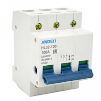 Выключатель нагрузки HL32-100 3P 16A (ANDELI) | код ADL04-044 | ANDELI