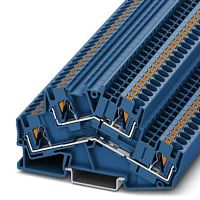 Двухъярусные клеммы PTTBS 4 BU | код 3211838 | PHOENIX CONTACT